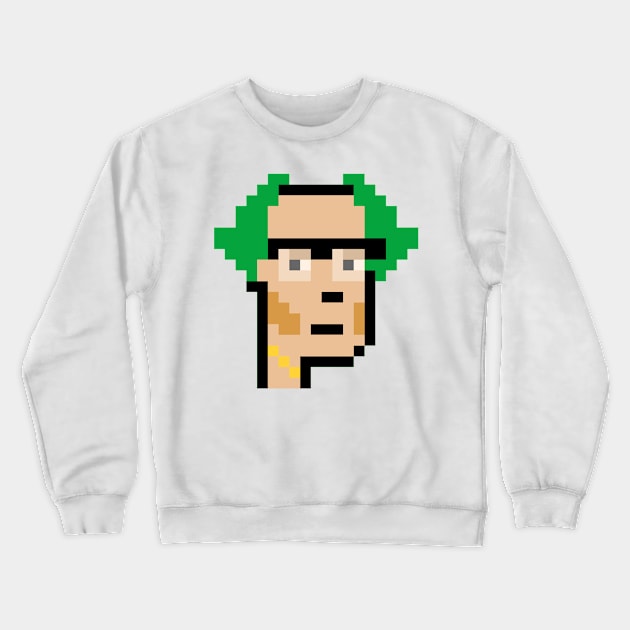 Nft Men CryptoPunk Crewneck Sweatshirt by JelloTees